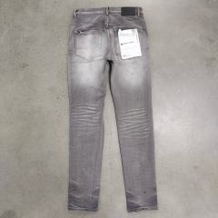1:1 Quality Purple Brand Paint splatter-print Distressed Jeans