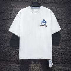 Chr0me Hearts Cross Patch Tee T-Shirt Black White