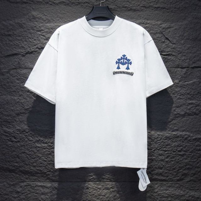 Chr0me Hearts Cross Patch Tee T-Shirt Black White