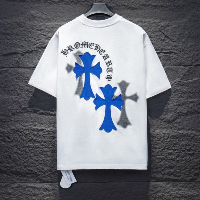 Chr0me Hearts Cross Patch Tee T-Shirt Black White