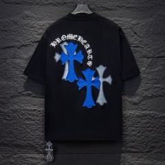 Chr0me Hearts Cross Patch Tee T-Shirt Black White