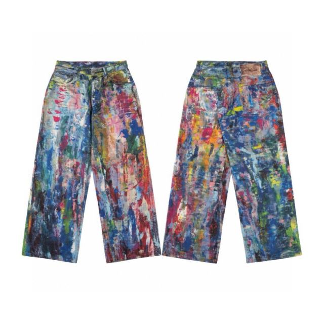 Acne Studi*s 25SS Tie Dye Vintage Flare Pants