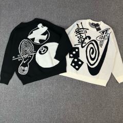 Nik* x Stussy Knit Sweater Natural Men's