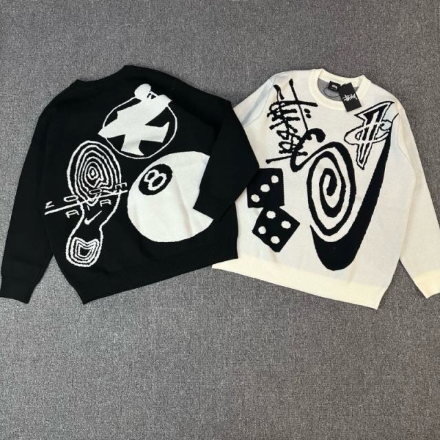 Nik* x Stussy Knit Sweater Natural Men's
