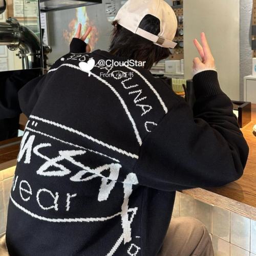 Stussy Laguna Icon Sweater - Black