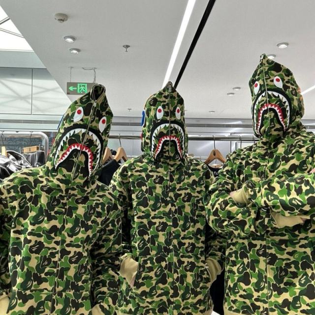 [Best Quality]1:1 Bape ABC Green Camo Hoodie