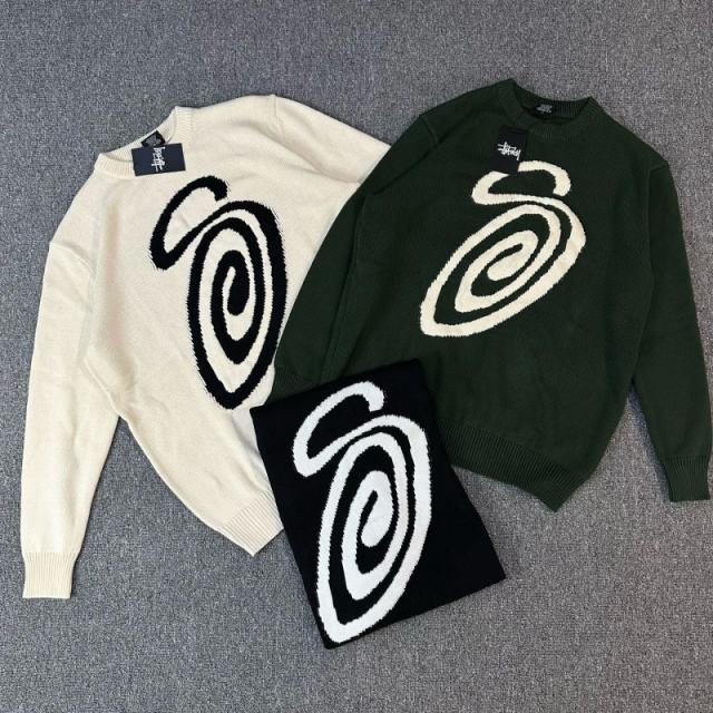 Stussy Stussy Curly S Knit Sweater