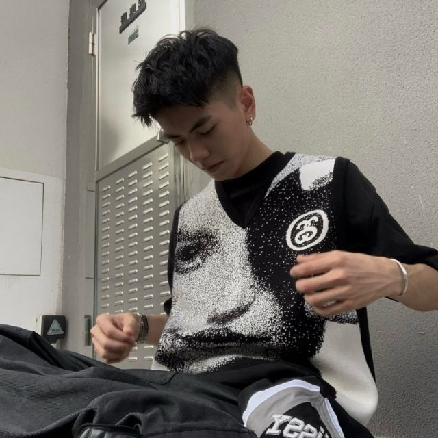 Stussy Stussy Photo Jacquard Vest