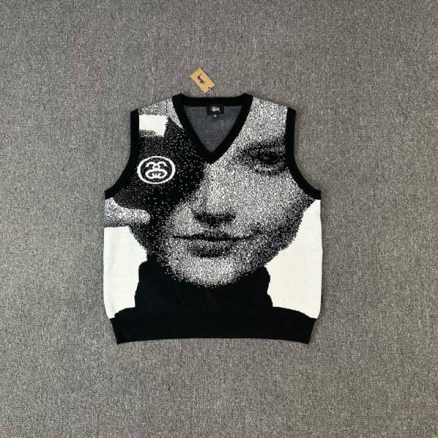 Stussy Stussy Photo Jacquard Vest