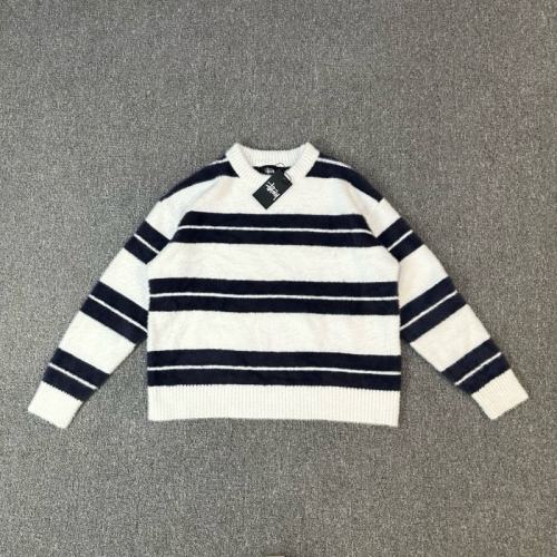 Stussy Hairy Stripe Crew Sweater