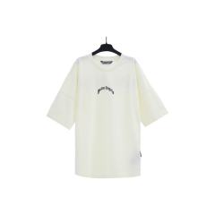 Palm Angels Men's Curved Logo T-Shirt