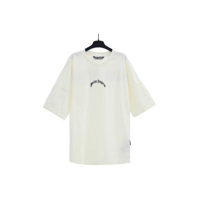 Palm Angels Men's Curved Logo T-Shirt