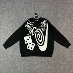 Nik* x Stussy Knit Sweater Natural Men's