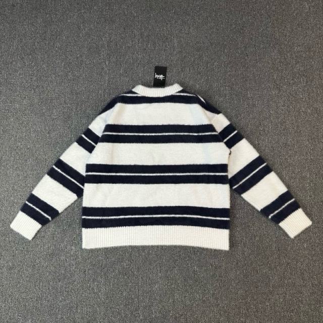 Stussy Hairy Stripe Crew Sweater