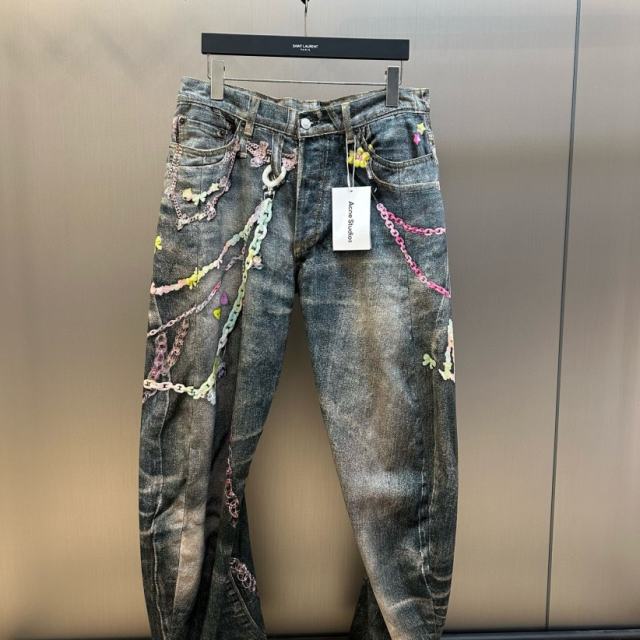 Acne Studi*s 25SS Distressed Vintage Flare Pants