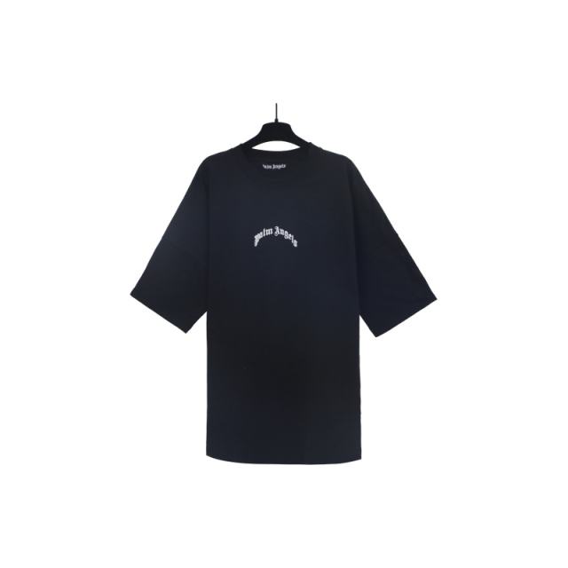 Palm Angels Men's Curved Logo T-Shirt