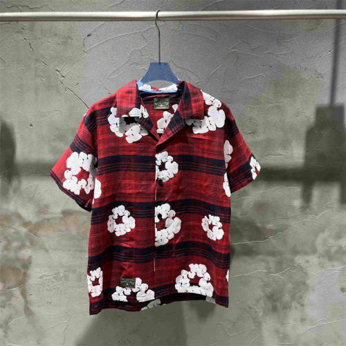 Denim Tears Checkered Shirt Short Set