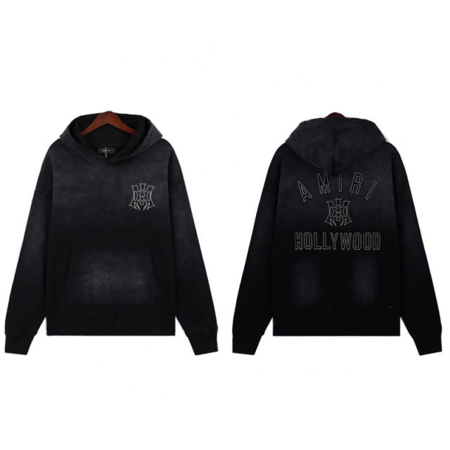 Pegasus Cotton Sweatshirt Hoodie (White/Black)