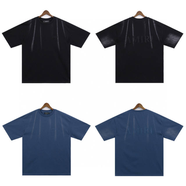 Lion Logo T-Shirt Shorts Black Blue