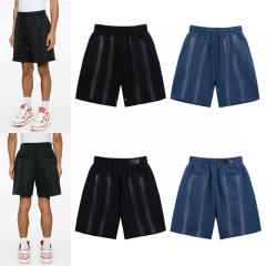 Lion Logo T-Shirt Shorts Black Blue