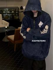 Chr0me Hearts CH Zipped Hoodie Black