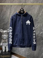Chr0me Hearts CH Zipped Hoodie Black