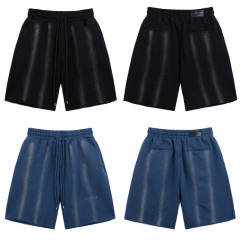 Lion Logo T-Shirt Shorts Black Blue