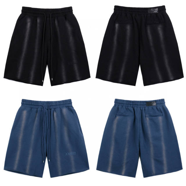 Lion Logo T-Shirt Shorts Black Blue