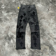 [Best Quality]1:1 CH Color Multi Cross Pants Jeans
