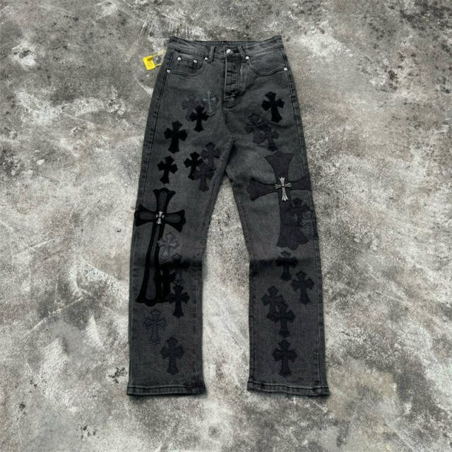 [Best Quality]1:1 CH Color Multi Cross Pants Jeans