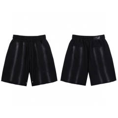 Lion Logo T-Shirt Shorts Black Blue