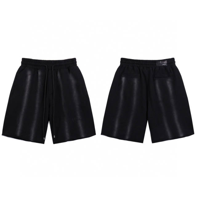 Lion Logo T-Shirt Shorts Black Blue