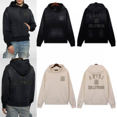 Pegasus Cotton Sweatshirt Hoodie (White/Black)