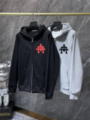 Chr0me Hearts CH Zipped Hoodie Black