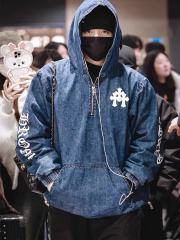 Chr0me Hearts CH Zipped Hoodie Black