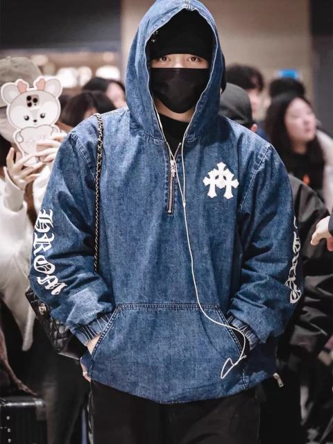Chr0me Hearts CH Zipped Hoodie Black