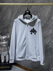 Chr0me Hearts CH Zipped Hoodie Black