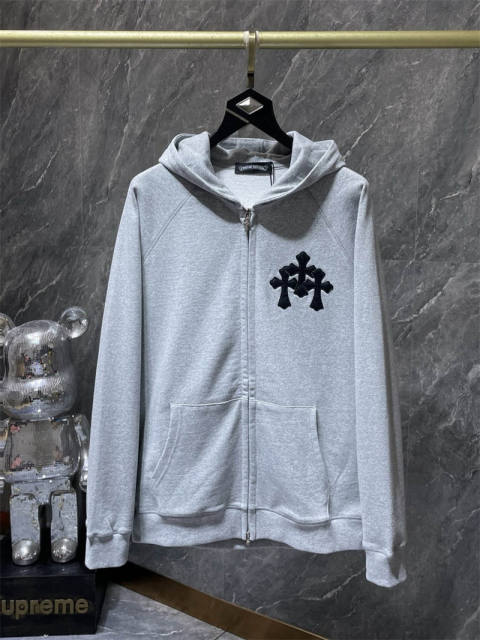 Chr0me Hearts CH Zipped Hoodie Black