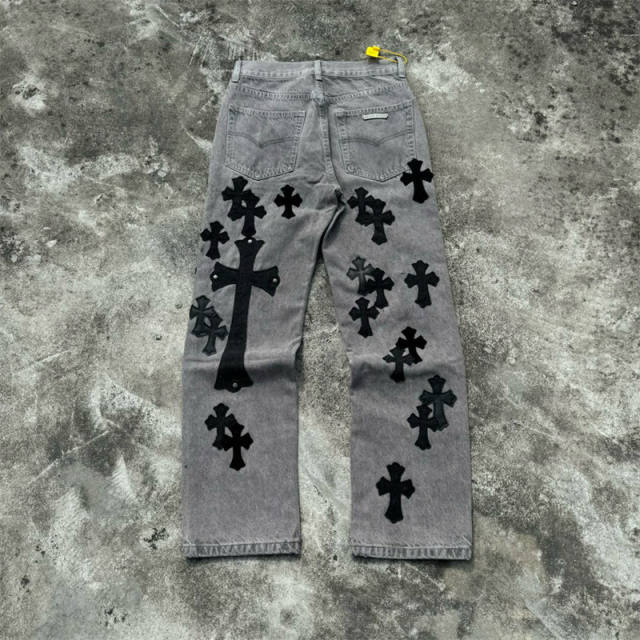 [Best Quality]1:1 CH Color Multi Cross Pants Jeans