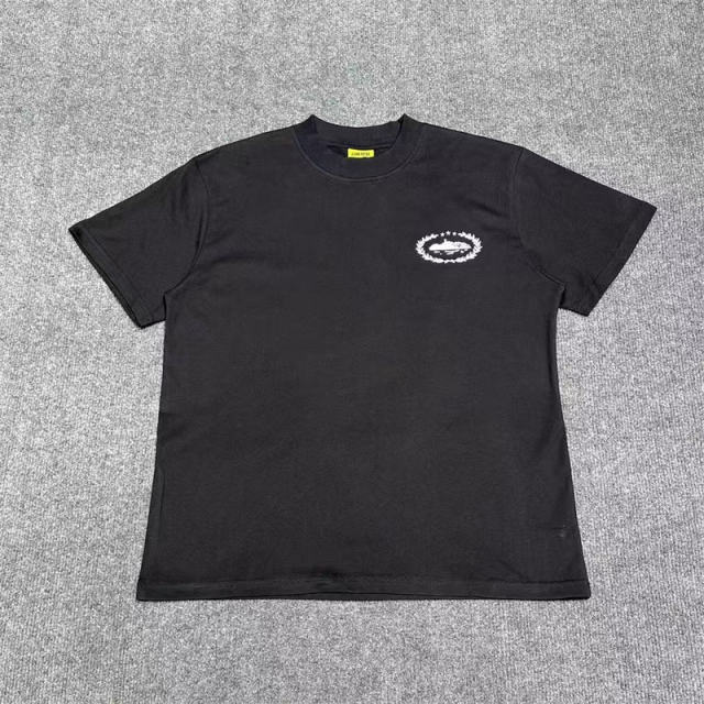 Corteiz Classic Logo Tee White Black