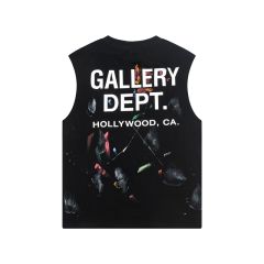 Gallery Dept Splatter Ink Top Tank Black White