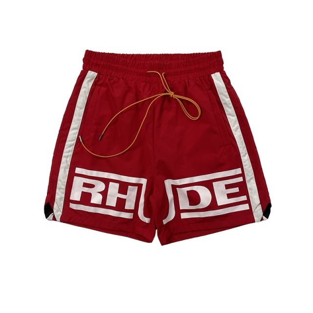 Rhude lettering patch mesh shorts 4 colors