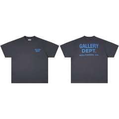 Gallery Dept Classic Logo T-Shirt Gray White Yellow