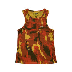 Corteiz Embroidered Logo Top Tank Digital Camo