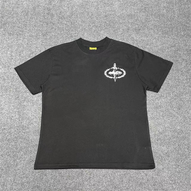 Corteiz Sword Logo Tee White Black