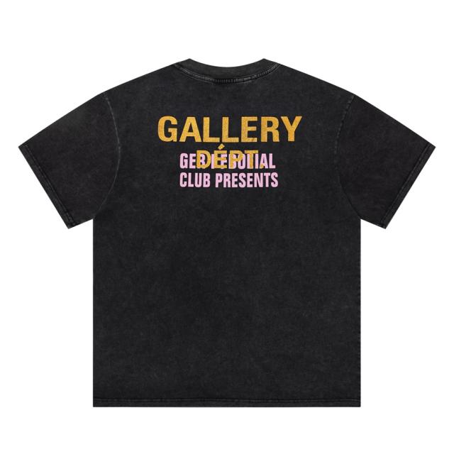 Gallery Dept Distressed T-shirt Black