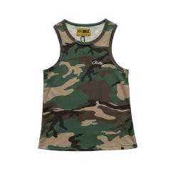 Corteiz Embroidered Logo Top Tank Digital Camo