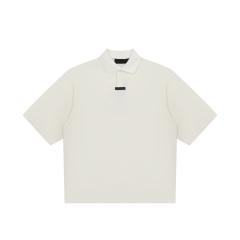 FOG Fear of God Polo T-Shirt Black White