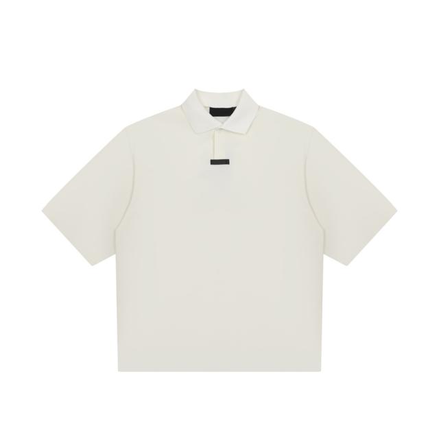 FOG Fear of God Polo T-Shirt Black White