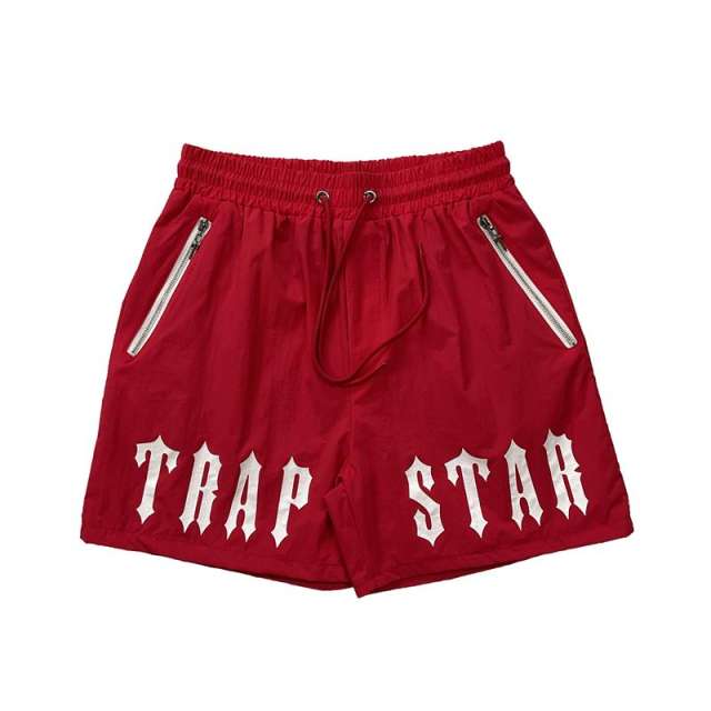 Trapstar lettering patch nylon swim beach shorts 4 colors